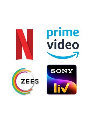 Netflix Prime Video SonyLIV Zee5